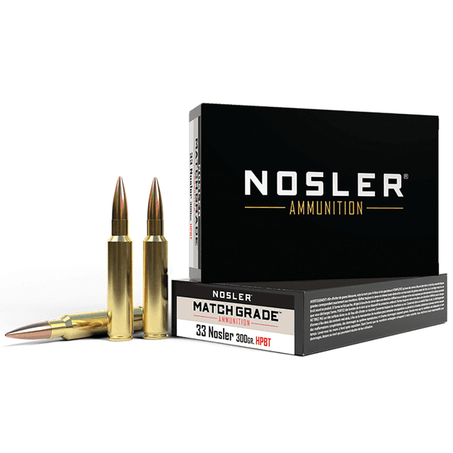 Nosler Match Grade 33 Nosler 300 gr Custom Competition Hollow Point Boat Tail - 60031 Nosler Match Grade 33 Nosler 300 gr Custom Competition Hollow Point Boat Tail - 60031