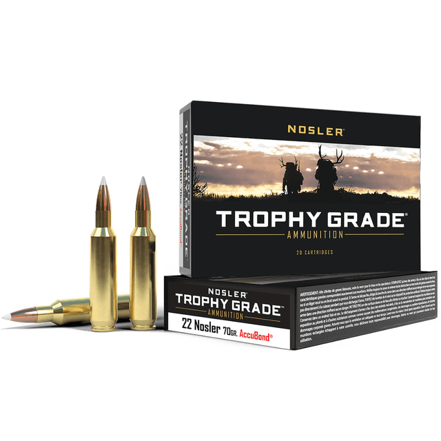 Nosler Trophy Grade 22 Nosler 70 gr AccuBond - 60918 Nosler Trophy Grade 22 Nosler 70 gr AccuBond - 60918