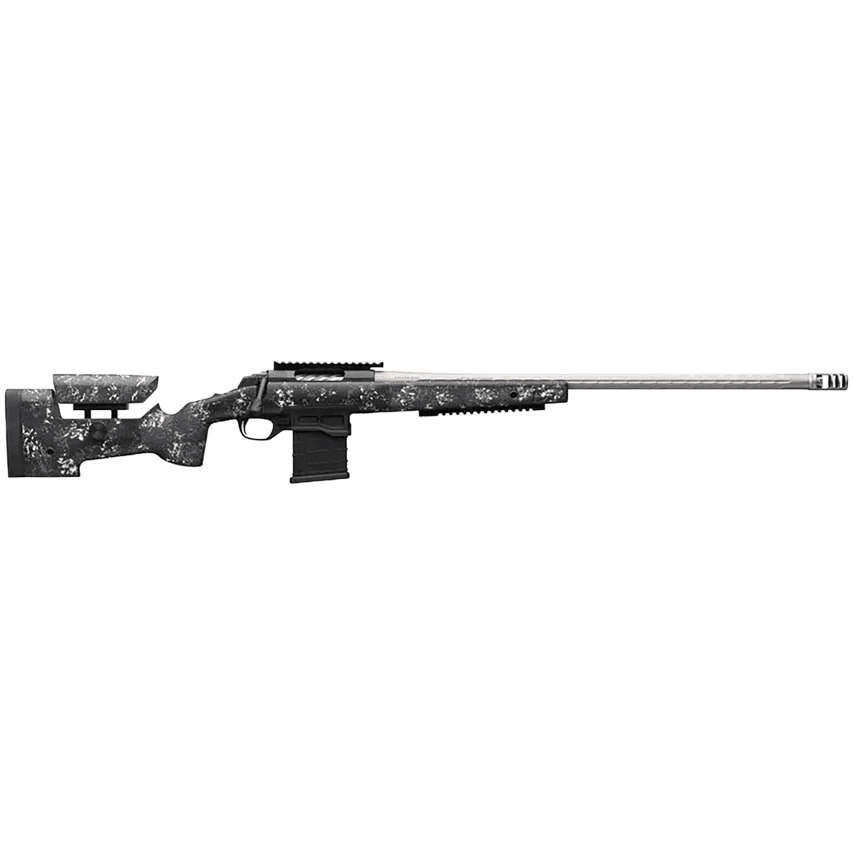 Browning X-Bolt Target Pro McMillan 6mm GT Rifle with 26" Satin Gray Heavy Fluted Barrel - 035561292 Browning X-Bolt Target Pro McMillan 6mm GT Rifle with 26" Satin Gray Heavy Fluted Barrel - 035561292