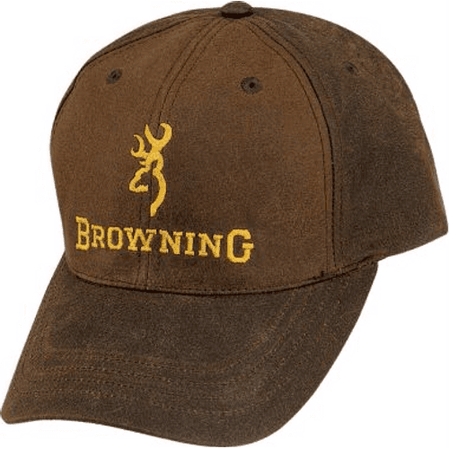 Browning Men's Logo Dura-Wax Caps-BROWN Browning Men's Logo Dura-Wax Caps-BROWN