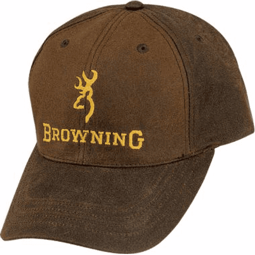 Browning Men's Logo Dura-Wax Caps-BROWN Browning Men's Logo Dura-Wax Caps-BROWN