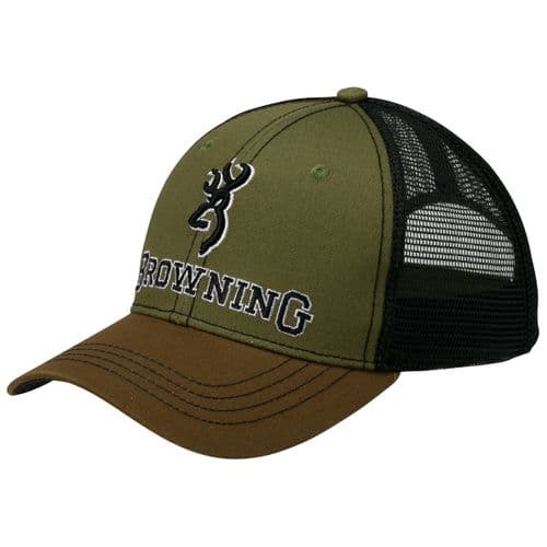Browning Men's Typical Antler Patch Mesh Back Hat Browning Men's Typical Antler Patch Mesh Back Hat