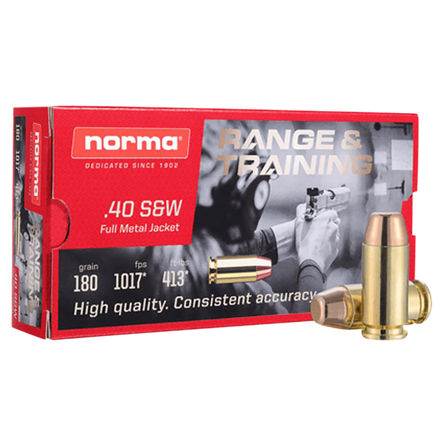 Norma Ammunition Self Defense NXD 40 S&W 180 gr - 20 Per Box / 10 Boxes Per Case Norma Ammunition Self Defense NXD 40 S&W 180 gr - 20 Per Box / 10 Boxes Per Case