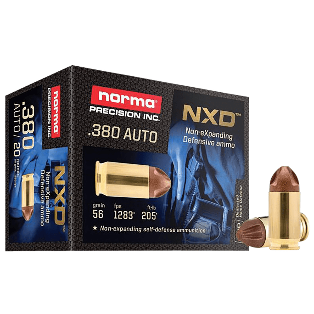 Norma Ammunition Self Defense NXD 380 ACP 56 gr - 20 Per Box / 10 Boxes Per Case Norma Ammunition Self Defense NXD 380 ACP 56 gr - 20 Per Box / 10 Boxes Per Case