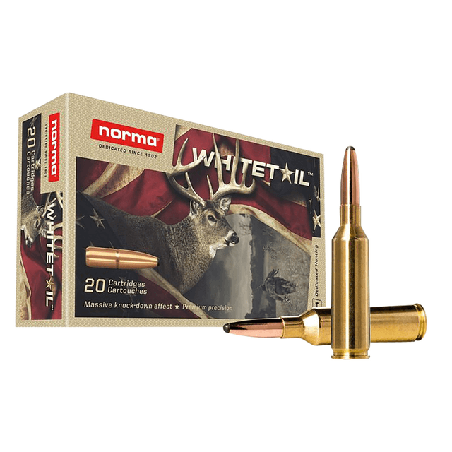 Norma Ammunition Whitetail 30-30 Win 150 gr Soft Point - 20 Per Box / 10 Boxes Per Case Norma Ammunition Whitetail 30-30 Win 150 gr Soft Point - 20 Per Box / 10 Boxes Per Case