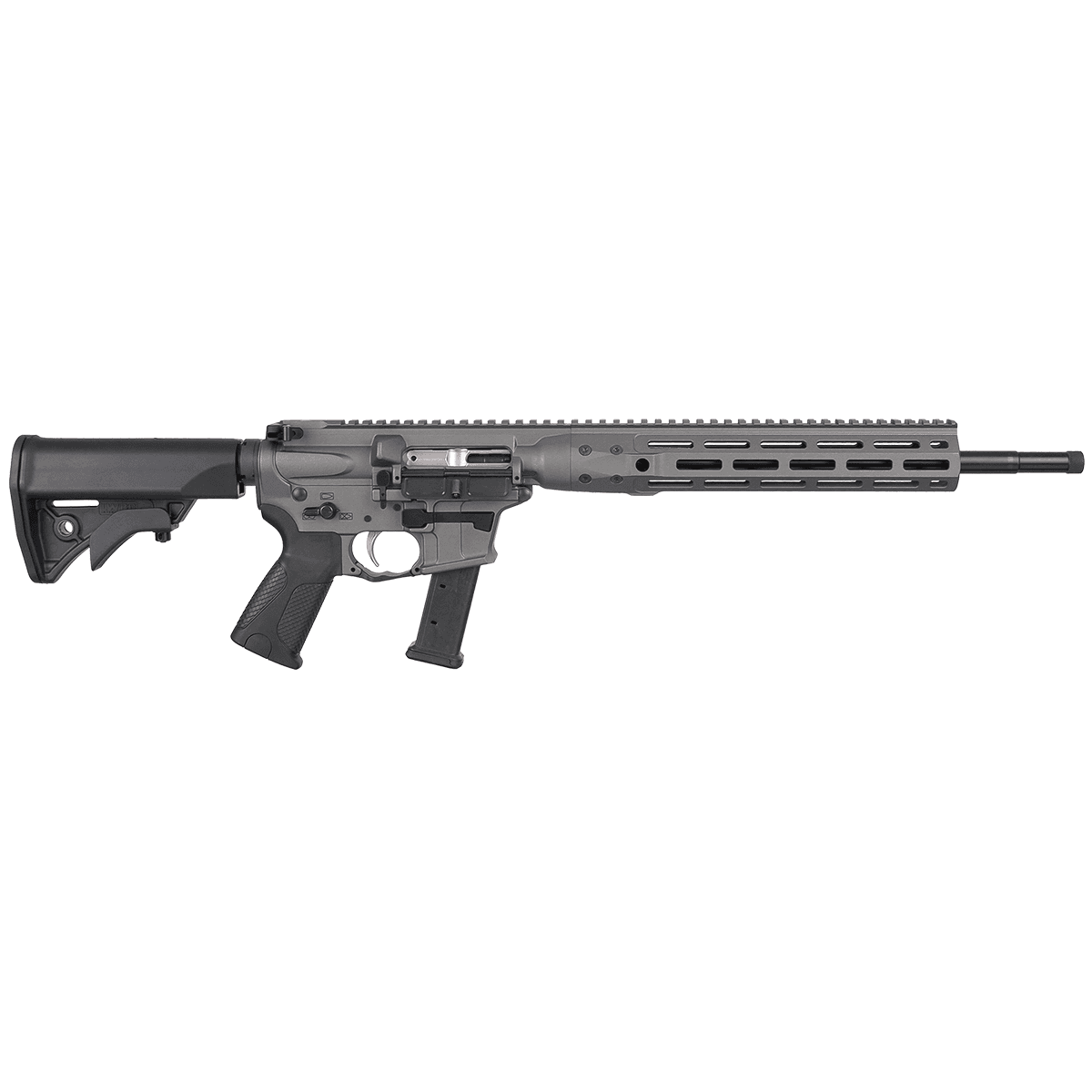 LWRC ICR9TG16 Tungsten Gray IC-9 9mm AR-15 Semi Automatic Rifle LWRC ICR9TG16 Tungsten Gray IC-9 9mm AR-15 Semi Automatic Rifle