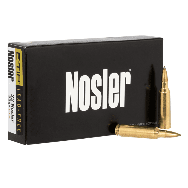 Nosler E-Tip Lead Free 22 Nosler 55 gr E Tip Lead Free - 40140 Nosler E-Tip Lead Free 22 Nosler 55 gr E Tip Lead Free - 40140