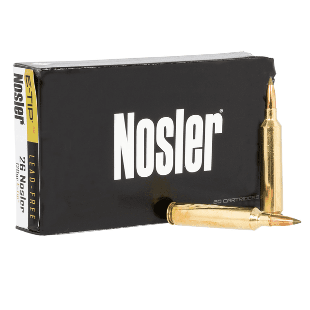 Nosler E-Tip 26 Nosler 120 gr E Tip Lead Free - 40302 Nosler E-Tip 26 Nosler 120 gr E Tip Lead Free - 40302