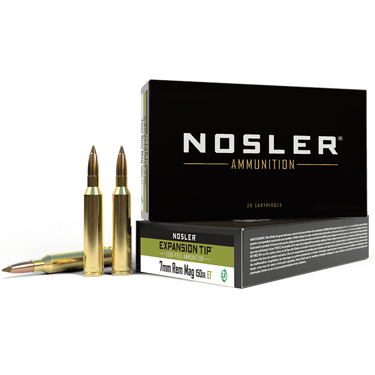 Nosler E-Tip 7mm Rem Mag 150 gr E Tip Lead Free - 40032 Nosler E-Tip 7mm Rem Mag 150 gr E Tip Lead Free - 40032