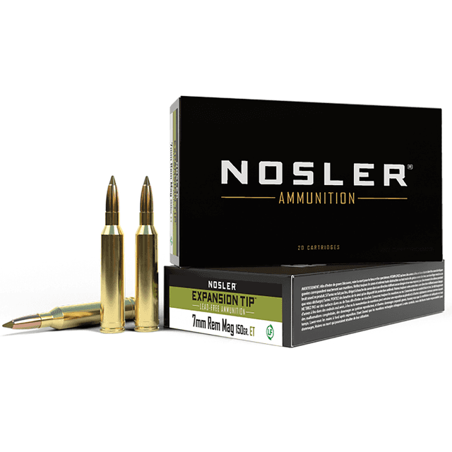 Nosler E-Tip 7mm Rem Mag 150 gr E Tip Lead Free - 40032 Nosler E-Tip 7mm Rem Mag 150 gr E Tip Lead Free - 40032