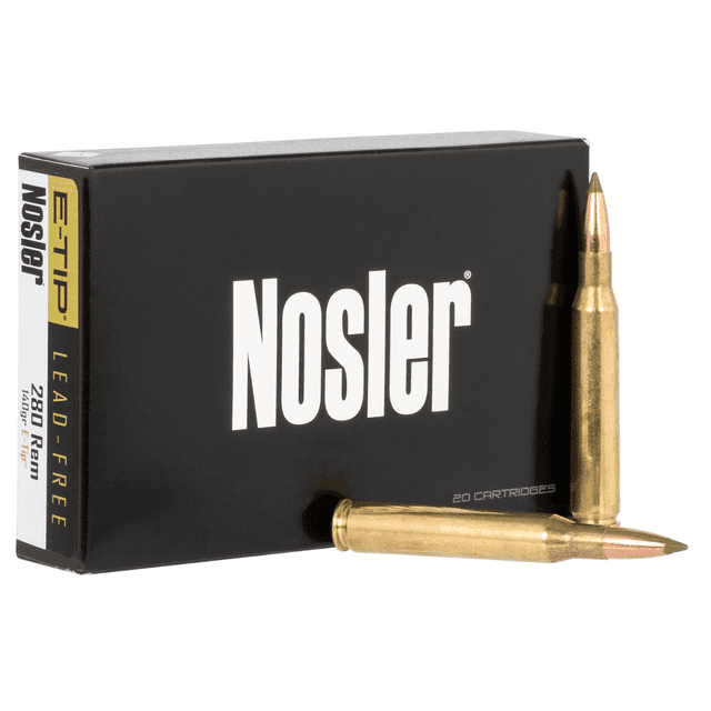 Nosler E-Tip 280 Rem 140 gr E Tip Lead Free - 40511 Nosler E-Tip 280 Rem 140 gr E Tip Lead Free - 40511
