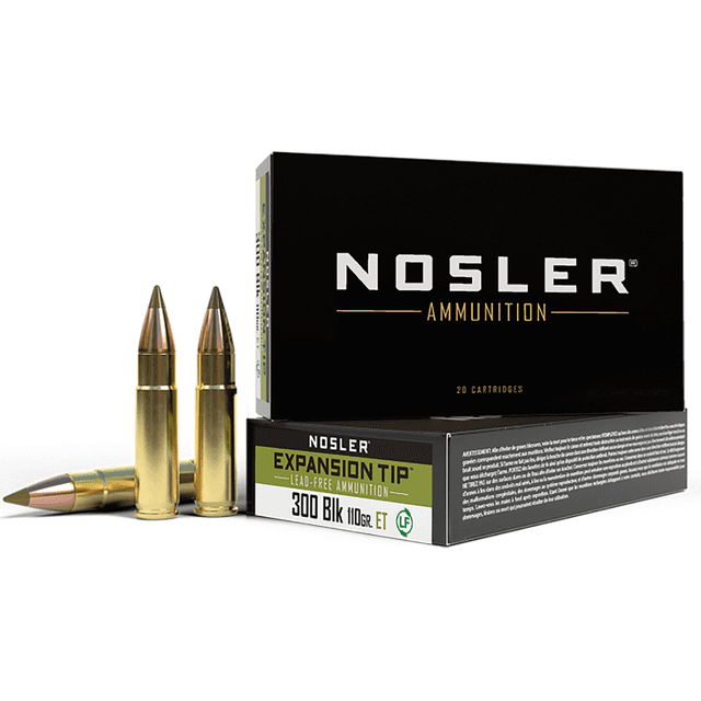 Nosler E-Tip 300 Blackout 110 gr E Tip Lead Free - 40660 Nosler E-Tip 300 Blackout 110 gr E Tip Lead Free - 40660