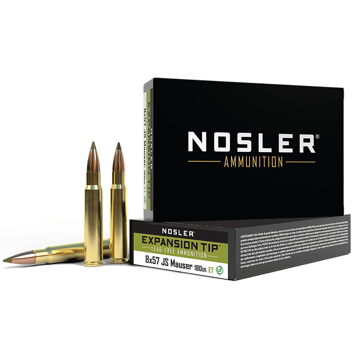 Nosler E-Tip 8mm Mauser 180 gr E Tip Lead Free - 40643 Nosler E-Tip 8mm Mauser 180 gr E Tip Lead Free - 40643
