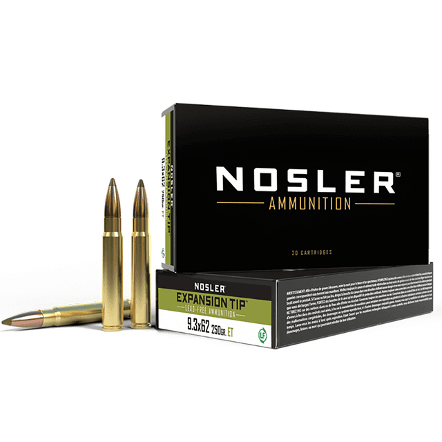 Nosler E-Tip 9.3mmx62 Mauser 250 gr E Tip Lead Free - 40393 Nosler E-Tip 9.3mmx62 Mauser 250 gr E Tip Lead Free - 40393