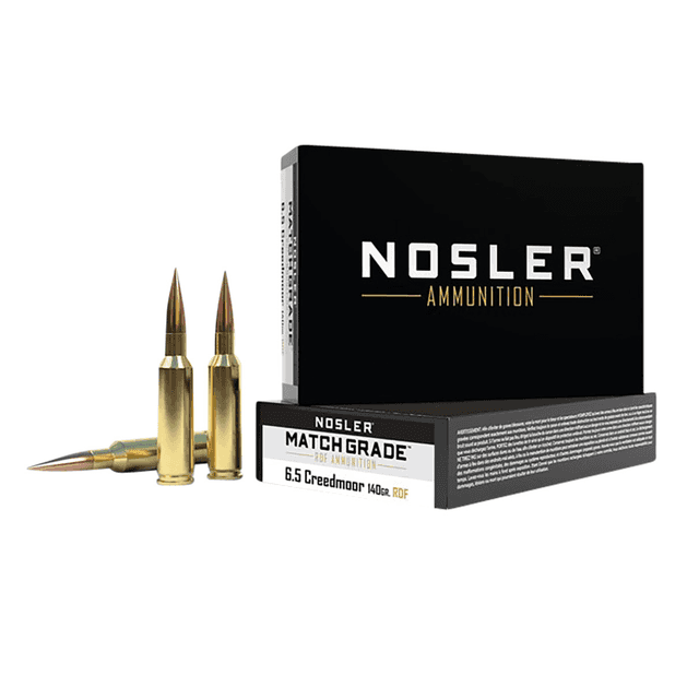 Nosler Match Grade RDF 6.5 Creedmoor 140 gr RDF Hollow Point Boat Tail - 60115 Nosler Match Grade RDF 6.5 Creedmoor 140 gr RDF Hollow Point Boat Tail - 60115