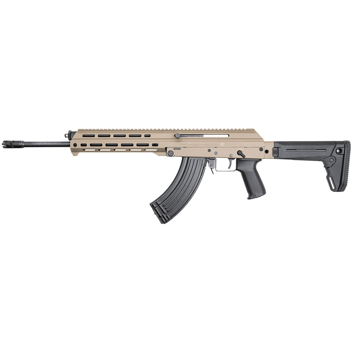 M+M Industries FDE M10X M 7.62x39 AK-47 Semi Automatic Rifle M+M Industries FDE M10X M 7.62x39 AK-47 Semi Automatic Rifle