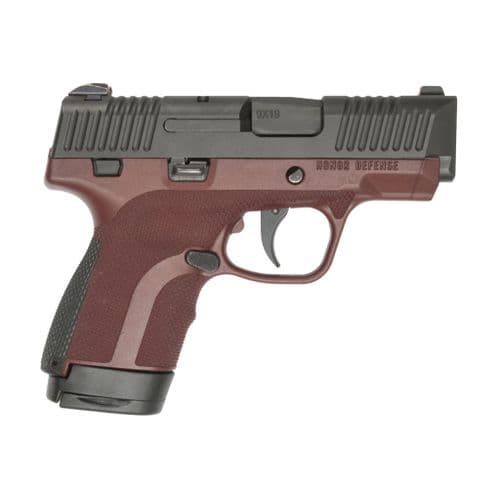 Honor Guard Subcompact, Semi-Automatic, 9mm, 3.2" Barrel, 7 & 8 Rounds Mahogany Frame Honor Guard Subcompact, Semi-Automatic, 9mm, 3.2" Barrel, 7 & 8 Rounds Mahogany Frame
