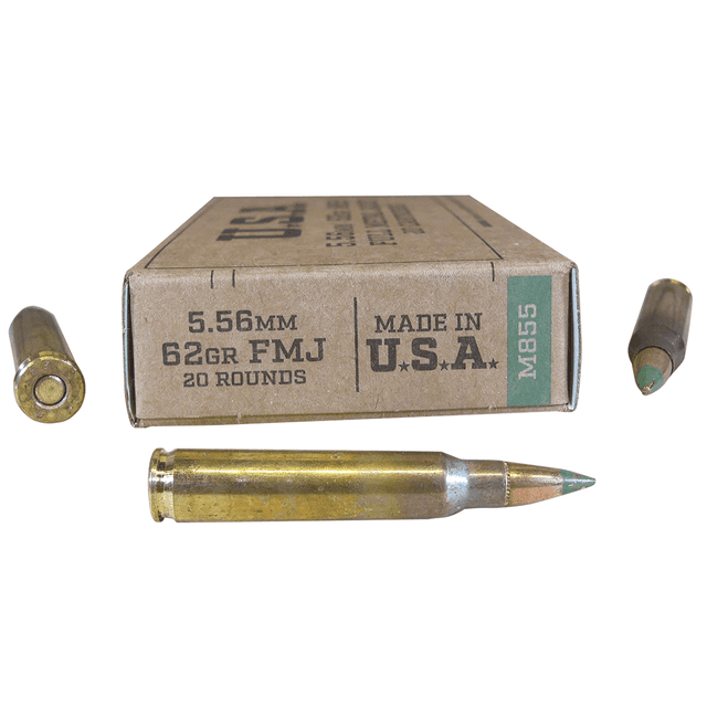 Winchester Ammo SGM855KW M855 5.56mm 62 gr Full Metal Jacket 20 Per Box Winchester Ammo SGM855KW M855 5.56mm 62 gr Full Metal Jacket 20 Per Box