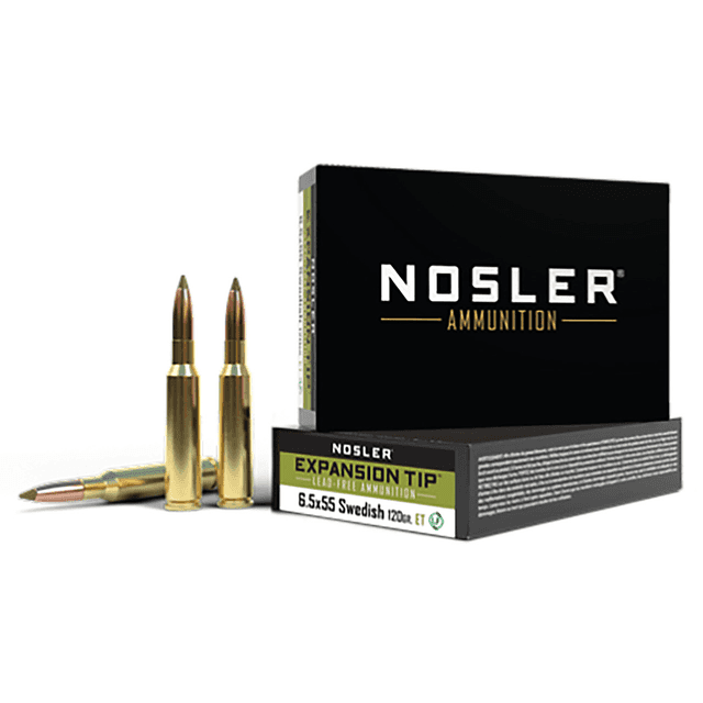 Nosler 40015 6.5x55 Swedish 120 gr 20 Per Box Nosler 40015 6.5x55 Swedish 120 gr 20 Per Box