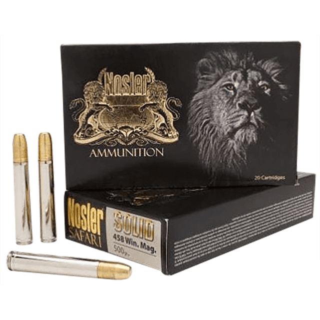 Nosler Trophy Grade Safari 458 Lott 500 gr Solid Flat Nose - 40630 Nosler Trophy Grade Safari 458 Lott 500 gr Solid Flat Nose - 40630