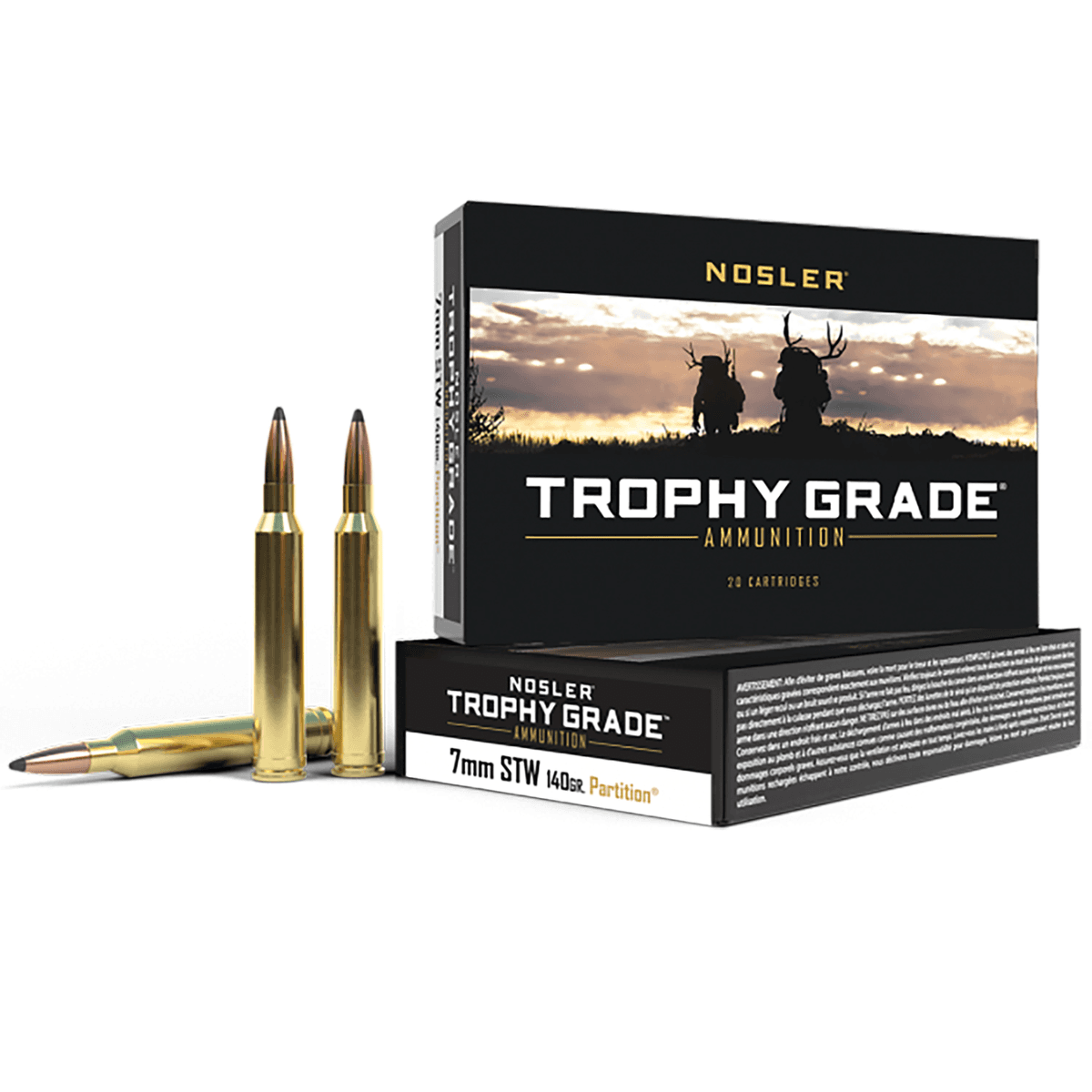 Nosler Trophy Grade 7mm STW 140 gr Spitzer Partition - 60046 Nosler Trophy Grade 7mm STW 140 gr Spitzer Partition - 60046