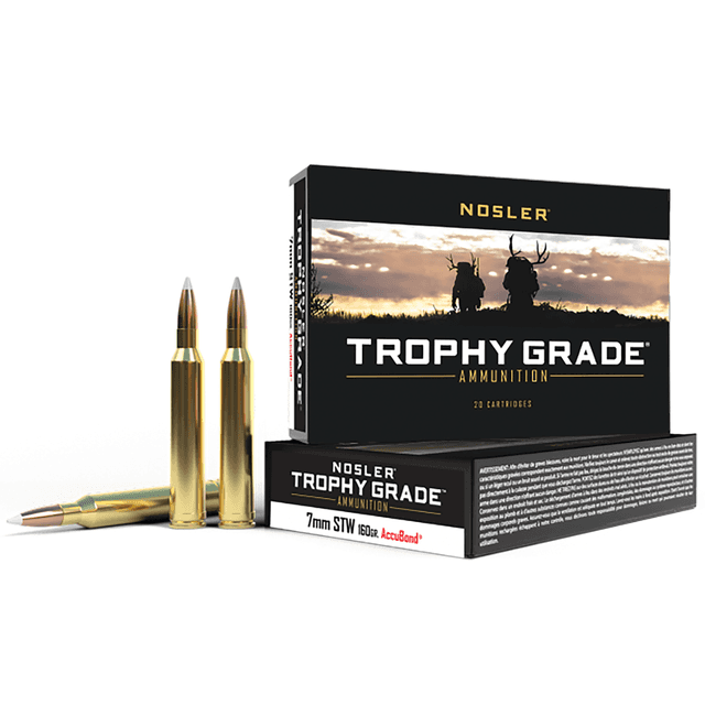 Nosler Trophy Grade 7mm STW 160 gr AccuBond - 60047 Nosler Trophy Grade 7mm STW 160 gr AccuBond - 60047