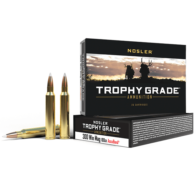 Nosler Trophy Grade 300 Win Mag 180 gr AccuBond - 60059 Nosler Trophy Grade 300 Win Mag 180 gr AccuBond - 60059