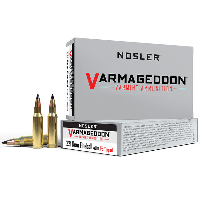 Nosler Varmageddon 221 Rem Fireball 40 gr Flat Base Tipped - 65125 Nosler Varmageddon 221 Rem Fireball 40 gr Flat Base Tipped - 65125