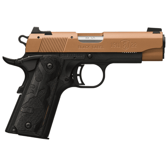 Browning 1911-380 Black Label 22 LR Pistol with 3.63" Matte Stainless Steel Barrel - 051060490 Browning 1911-380 Black Label 22 LR Pistol with 3.63" Matte Stainless Steel Barrel - 051060490