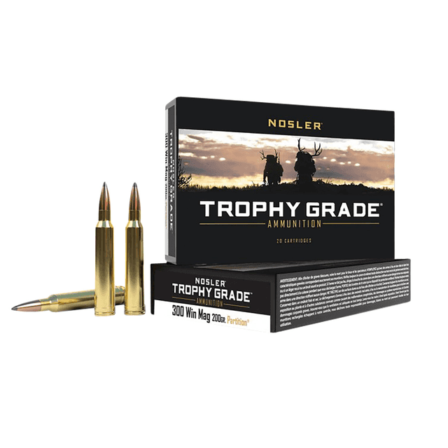 Nosler Trophy Grade 300 Win Mag 200 gr Spitzer Partition - 60069 Nosler Trophy Grade 300 Win Mag 200 gr Spitzer Partition - 60069