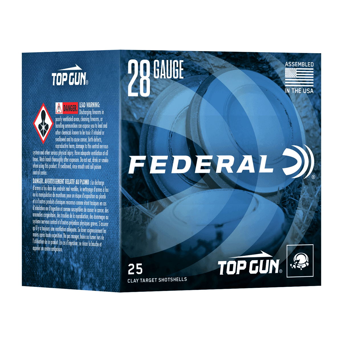 Federal TGS2821-8 Top Gun 28 Gauge 2.75" 3/4 oz 8 Shot 25 Per Box Federal TGS2821-8 Top Gun 28 Gauge 2.75" 3/4 oz 8 Shot 25 Per Box