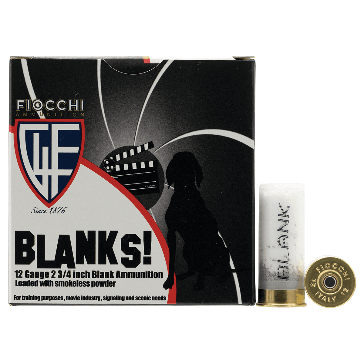 Fiocchi 12BLANK Shotgun Blank 25 Per Box Fiocchi 12BLANK Shotgun Blank 25 Per Box