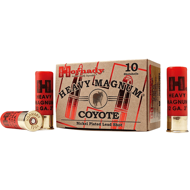 Hornady 86224 Heavy Magnum Coyote 12 Gauge 3" 1 oz 00 Buck Shot 10 Per Box Hornady 86224 Heavy Magnum Coyote 12 Gauge 3" 1 oz 00 Buck Shot 10 Per Box
