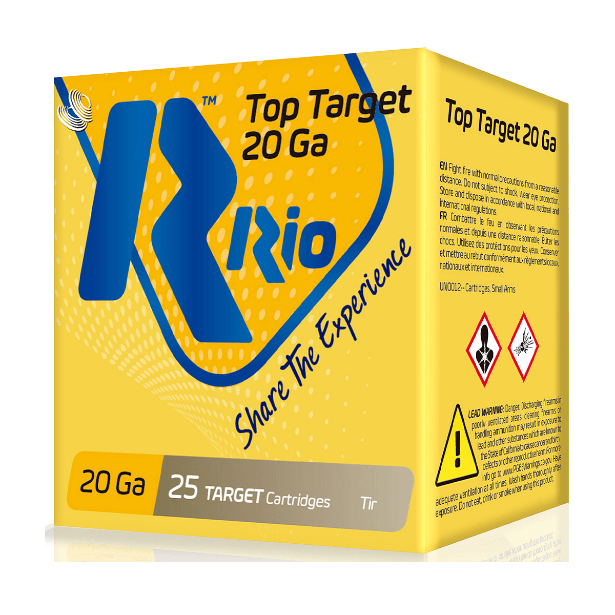 Rio Ammunition WT208 Wing & Target 20 Gauge 2.75" 7/8 oz 8 Shot 25 Per Box Rio Ammunition WT208 Wing & Target 20 Gauge 2.75" 7/8 oz 8 Shot 25 Per Box