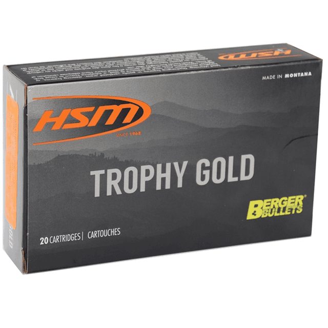 HSM 7MAG168VLD Trophy Gold Extended Range 7mm Rem Mag 168 gr Berger Hunting VLD Match 20 Per Box HSM 7MAG168VLD Trophy Gold Extended Range 7mm Rem Mag 168 gr Berger Hunting VLD Match 20 Per Box