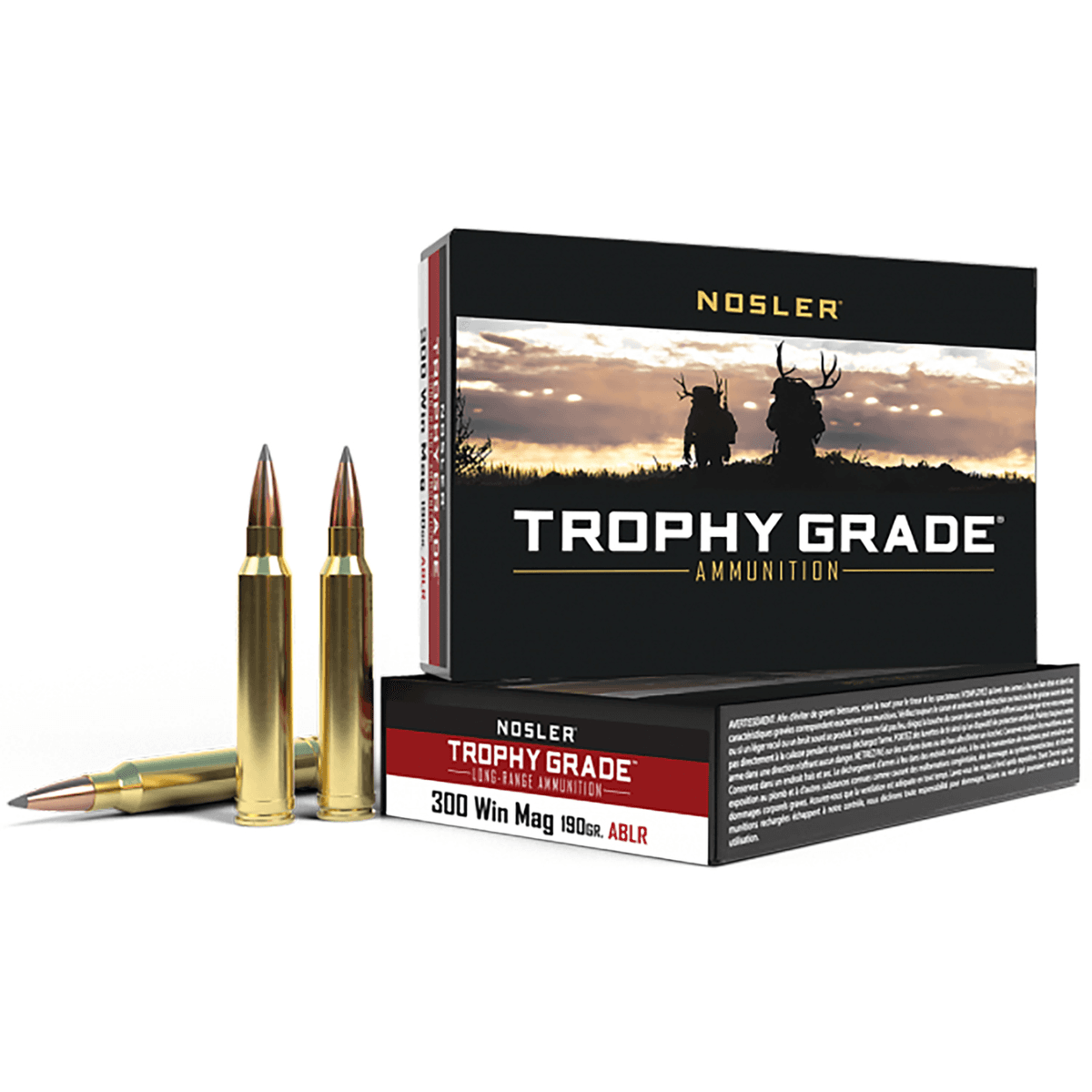 Nosler Trophy Grade Long-Range 300 Win Mag 190 gr Spitzer AccuBond Long Range - 60126 Nosler Trophy Grade Long-Range 300 Win Mag 190 gr Spitzer AccuBond Long Range - 60126