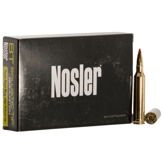 Nosler Ballistic Tip 7mm Rem Mag 150 gr Spitzer Ballistic Tip - 40045 Nosler Ballistic Tip 7mm Rem Mag 150 gr Spitzer Ballistic Tip - 40045