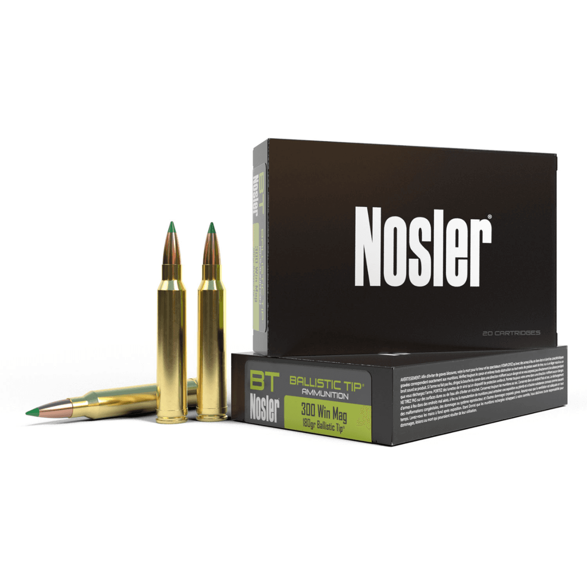 Nosler Ballistic Tip 300 Win Mag 180 gr Spitzer Ballistic Tip - 40053 Nosler Ballistic Tip 300 Win Mag 180 gr Spitzer Ballistic Tip - 40053
