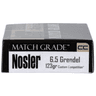 Nosler Match Grade 6.5 Grendel 123 gr Custom Competition Hollow Point Boat Tail - 44501 -2 Nosler Match Grade 6.5 Grendel 123 gr Custom Competition Hollow Point Boat Tail - 44501 -2