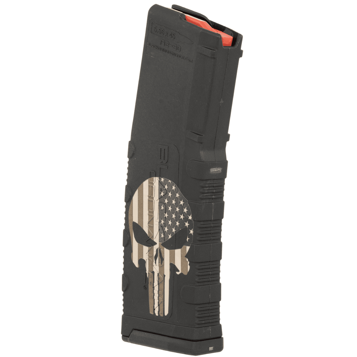 Black Rain Ordnance Magazine 30rd, 223 Rem/5.56 NATO - MAG30PUNISHW/FLAG Black Rain Ordnance Magazine 30rd, 223 Rem/5.56 NATO - MAG30PUNISHW/FLAG