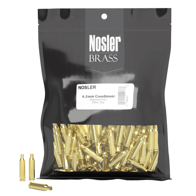 Nosler Premium Brass Unprimed Cases 6.5 Creedmoor - 10211 Nosler Premium Brass Unprimed Cases 6.5 Creedmoor - 10211