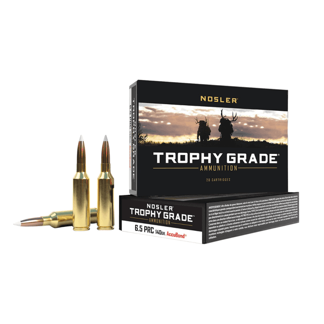 Nosler Trophy Grade 6.5 PRC 140 gr Nosler AccuBond - 61014 Nosler Trophy Grade 6.5 PRC 140 gr Nosler AccuBond - 61014