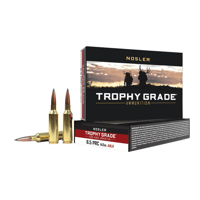 Nosler Trophy Grade Long-Range 6.5 PRC 142 gr Nosler Spitzer AccuBond Long Range - 61232 Nosler Trophy Grade Long-Range 6.5 PRC 142 gr Nosler Spitzer AccuBond Long Range - 61232