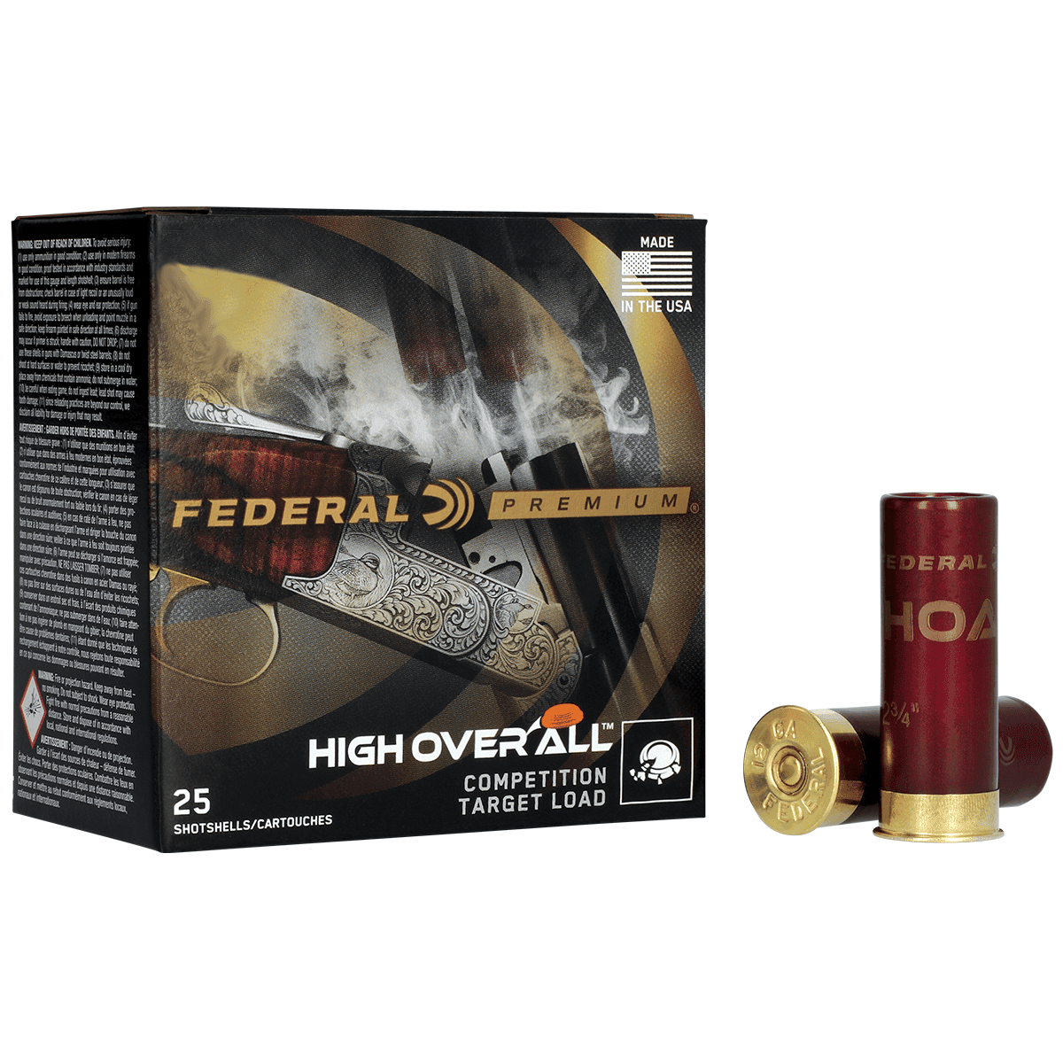 Federal HOA288 Premium High Over All 28 Gauge 2.75" 3/4 oz 8 Shot 25 Per Box Federal HOA288 Premium High Over All 28 Gauge 2.75" 3/4 oz 8 Shot 25 Per Box