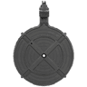 Mauser Rimfire AK-47 Drum Magazine 110rd, 22 LR, Rear Side View Mauser Rimfire AK-47 Drum Magazine 110rd, 22 LR, Rear Side View
