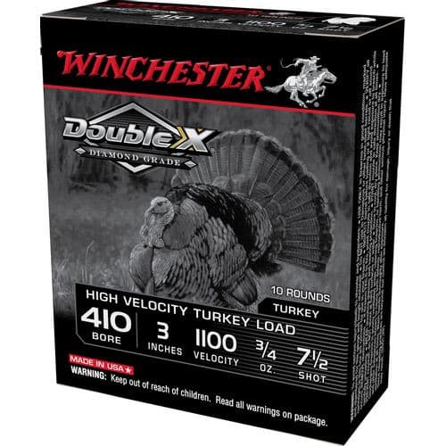 Winchester Ammo Double X Diamond Grade 410 Gauge 3" 3/4 oz 7.5 Shot - STH4137 Winchester Ammo Double X Diamond Grade 410 Gauge 3" 3/4 oz 7.5 Shot - STH4137