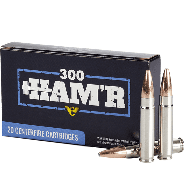 Wilson Combat A300HMR135HBN HAM'R Bonded 300 HAM'R 135 gr Speer HAM'R Bonded Nickel-Plated Brass 20 Bx Wilson Combat A300HMR135HBN HAM'R Bonded 300 HAM'R 135 gr Speer HAM'R Bonded Nickel-Plated Brass 20 Bx