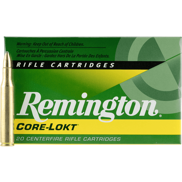 Remington Ammunition 21325 Core-Lokt 270 Win 100 gr Pointed Soft Point Core Lokt 20 Per Box Remington Ammunition 21325 Core-Lokt 270 Win 100 gr Pointed Soft Point Core Lokt 20 Per Box