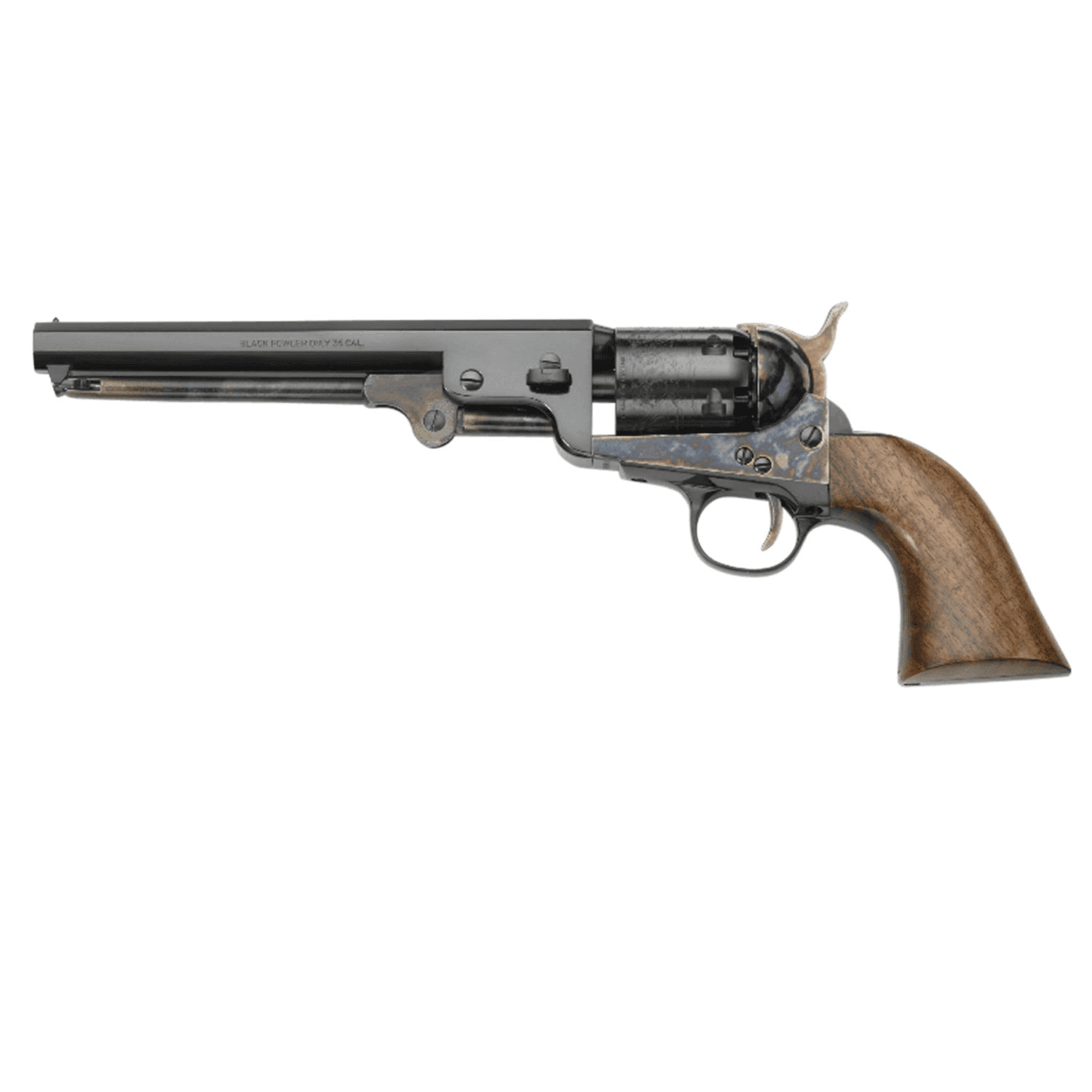 Pietta 1851 Navy London Handgun 36 Cal 7.37" Blued Octagonal Steel Barrel with Walnut Grip - PF51CH36712 Pietta 1851 Navy London Handgun 36 Cal 7.37" Blued Octagonal Steel Barrel with Walnut Grip - PF51CH36712