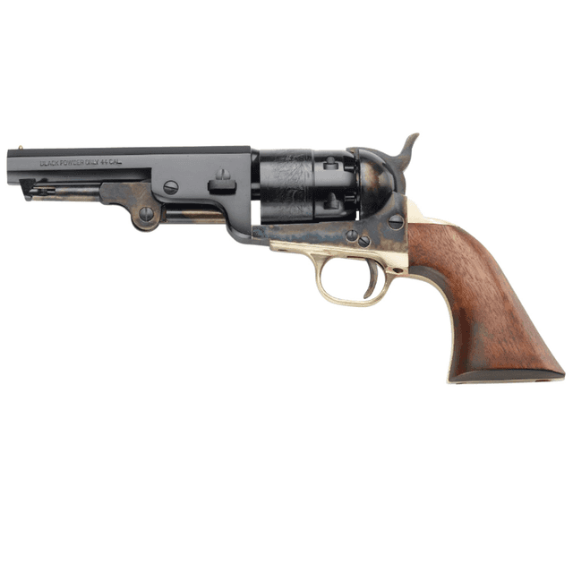 Pietta 1851 Navy Yank Sheriff Handgun 44 Cal 4.88" Blued Octagonal Steel Barrel with Walnut Grip - PF51CH44512 Pietta 1851 Navy Yank Sheriff Handgun 44 Cal 4.88" Blued Octagonal Steel Barrel with Walnut Grip - PF51CH44512